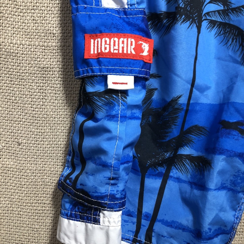Ingear Shorts Men Size 36 Blue beach board sk8 swim trunks - Picture 4 of 8